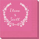 Floral Laurel Wreath Napkins Image 1 of 5